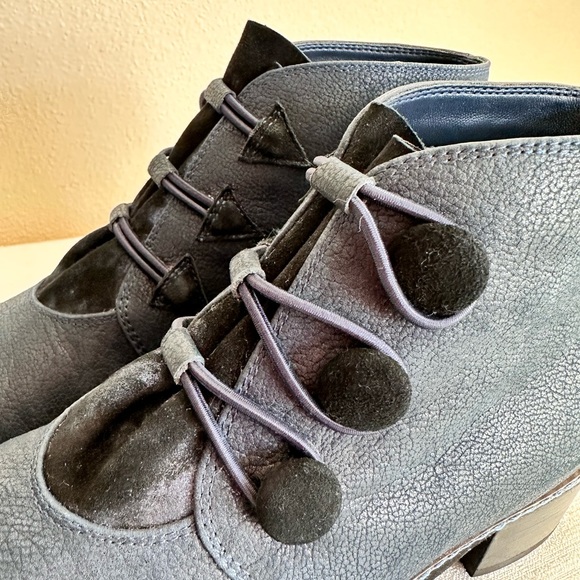 COPY - Sundance Dark Blue Shimmer Leather Heeled Victorian Boots Women’s EU38 U… - Picture 10 of 16